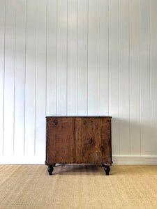 An Ebonized English Pine Chest of Drawers Dresser c1890