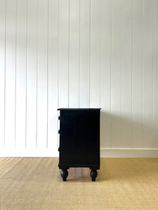 An Ebonized English Pine Chest of Drawers Dresser c1890