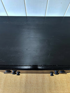 An Ebonized English Pine Chest of Drawers Dresser c1890