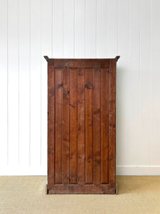 A Handsome Blue Gray English 19th Century Housekeeper's Cupboard