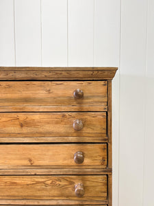 An English Pine Cupboard c1860