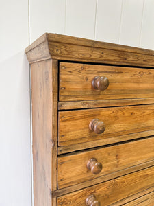An English Pine Cupboard c1860