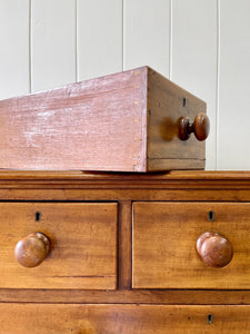 An Antique English Mahogany Chest of Drawers c1890