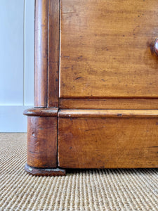 An Antique English Mahogany Chest of Drawers c1890