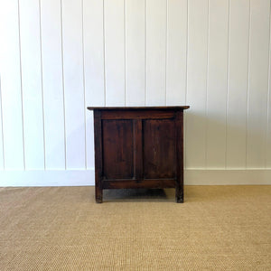 An Unusual 18th Century Small Pine Side Cupboard