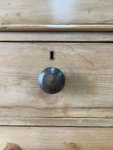 A Large 19th Century English Pine Linen Press Cupboard