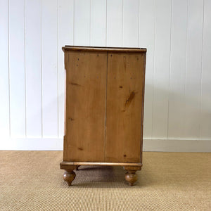 An Antique English Gothic Pine Sideboard c1880