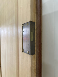 A Large 19th Century English Pine Linen Press Cupboard