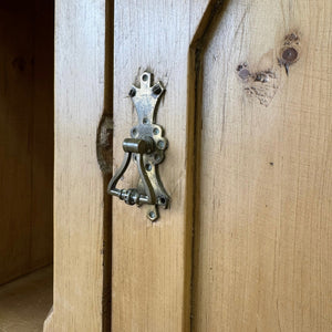 An Antique English Gothic Pine Sideboard c1880