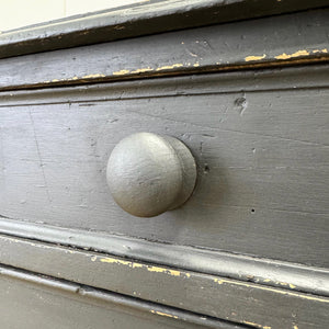 An Ebonized English Pine Chest of Drawers Dresser c1890
