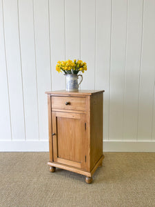 A Charming English Pine Nightstand c1890