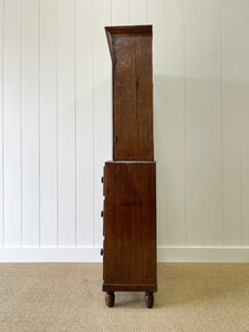 A Early 19th Century English Oak Diminutive Bookcase