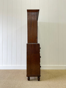 A Early 19th Century English Oak Diminutive Bookcase