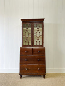 A Early 19th Century English Oak Diminutive Bookcase