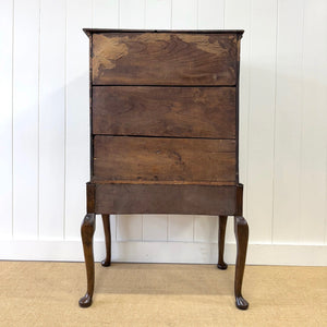 An Antique George II Oak Chest on Stand c1780