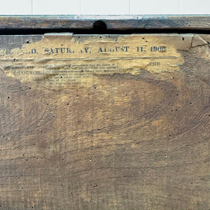An Antique George II Oak Chest on Stand c1780