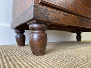 A Early 19th Century English Oak Diminutive Bookcase