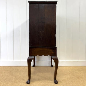 An Antique George II Oak Chest on Stand c1780
