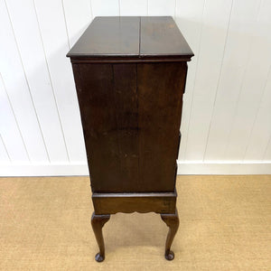 An Antique George II Oak Chest on Stand c1780