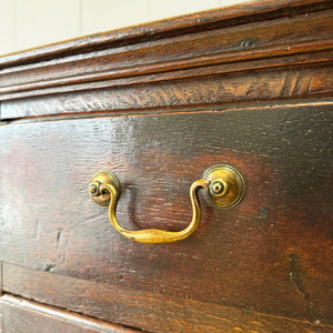 An Antique George II Oak Chest on Stand c1780