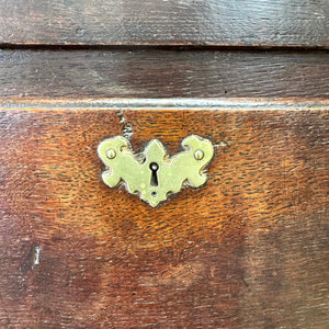 An Antique George II Oak Chest on Stand c1780