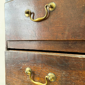 An Antique George II Oak Chest on Stand c1780