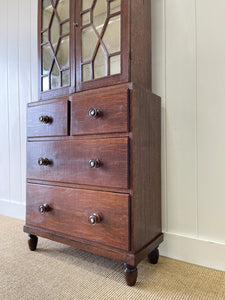 A Early 19th Century English Oak Diminutive Bookcase