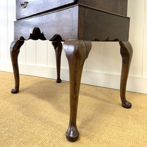 An Antique George II Oak Chest on Stand c1780