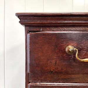 An Antique George II Oak Chest on Stand c1780