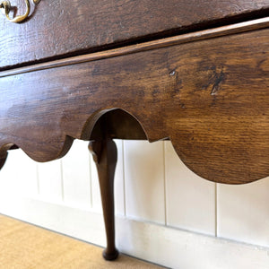 An Antique George II Oak Chest on Stand c1780