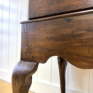 An Antique George II Oak Chest on Stand c1780