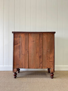 An Antique English Mahogany Chest of Drawers c1890