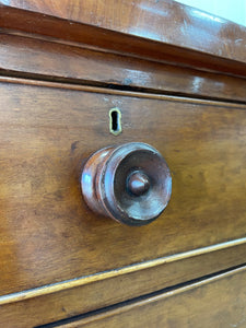 An Antique English Mahogany Chest of Drawers c1890