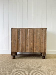 An Antique English Pine Chest of Drawers/Dresser c1890