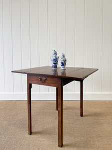 A Georgian English Mahogany Country-Made Pembroke table c1800