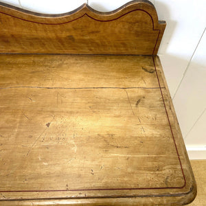 An Antique English Pine Chest of Drawers Dresser Tulip Feet c1890