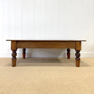 An Antique English Country Pine Coffee Table