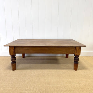 An Antique English Country Pine Coffee Table