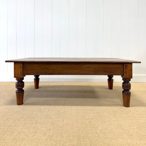 An Antique English Country Pine Coffee Table