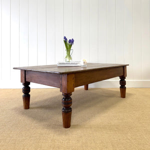 An Antique English Country Pine Coffee Table