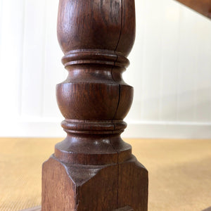 A Large Antique 10 ft English Oak Hunt Table or Console Table