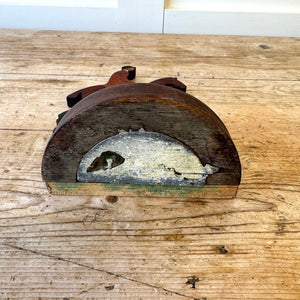 A Pair of Wooden Fox Hunt Bookends Equestrian