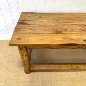 English Country 7ft Pine Refectory Farmhouse Table