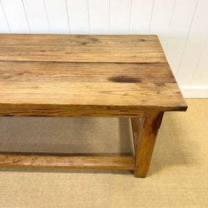 English Country 7ft Pine Refectory Farmhouse Table