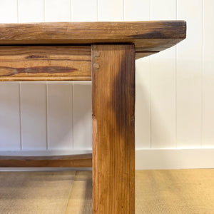 English Country 7ft Pine Refectory Farmhouse Table