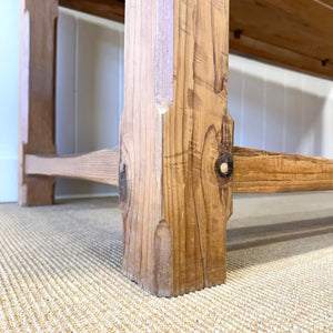 English Country 7ft Pine Refectory Farmhouse Table