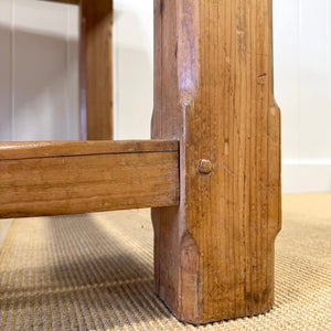 English Country 7ft Pine Refectory Farmhouse Table