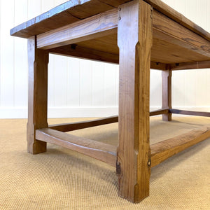 English Country 7ft Pine Refectory Farmhouse Table