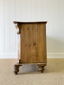An English Pine Cupboard Sideboard c1890