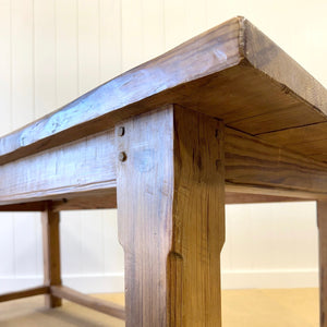 English Country 7ft Pine Refectory Farmhouse Table